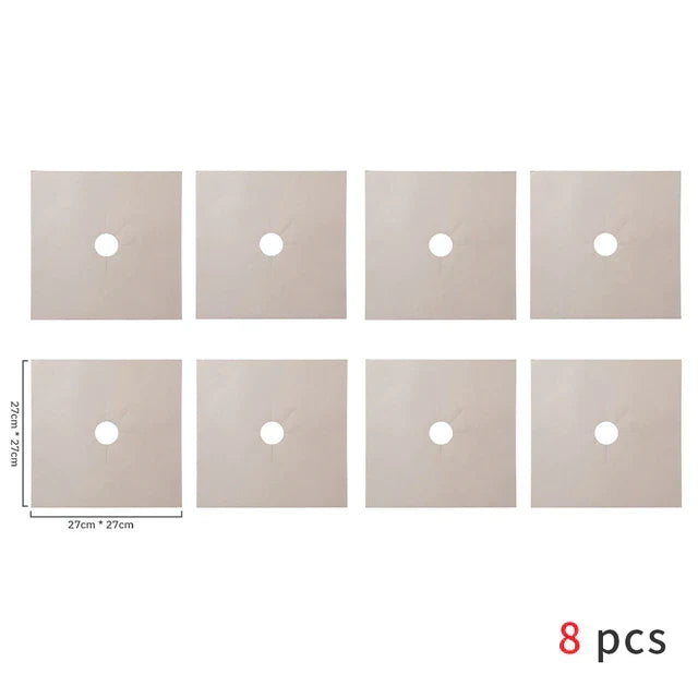 Lot de 8 protèges cuisinière