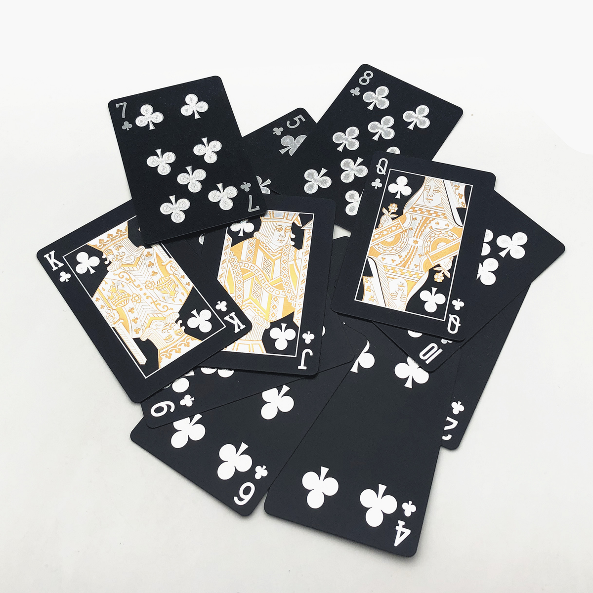 Jeu de cartes en or