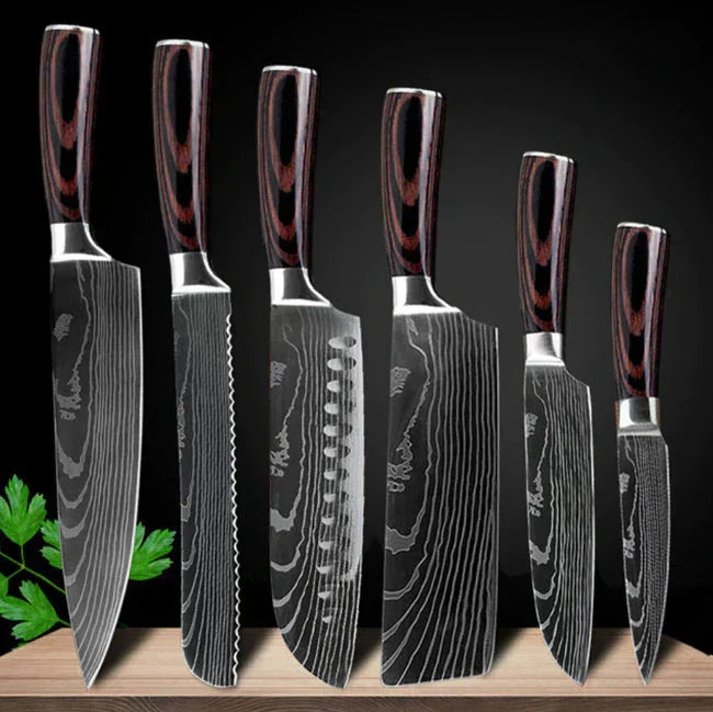 Lot de Couteaux Japonais Ultra Tranchants