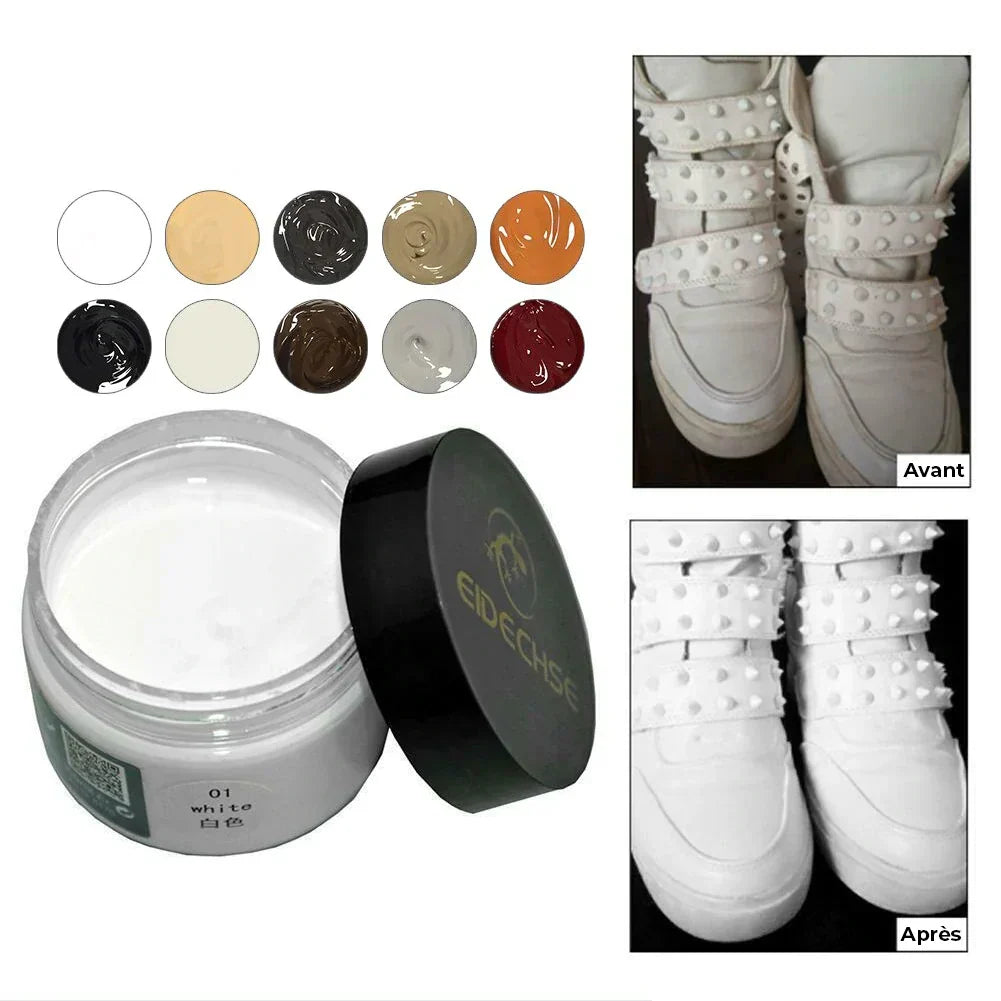 Crème réparatrice pour le cuir