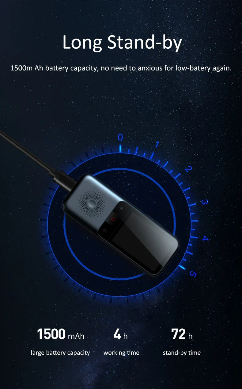 Traducteur intelligent audio portable - 138 langues