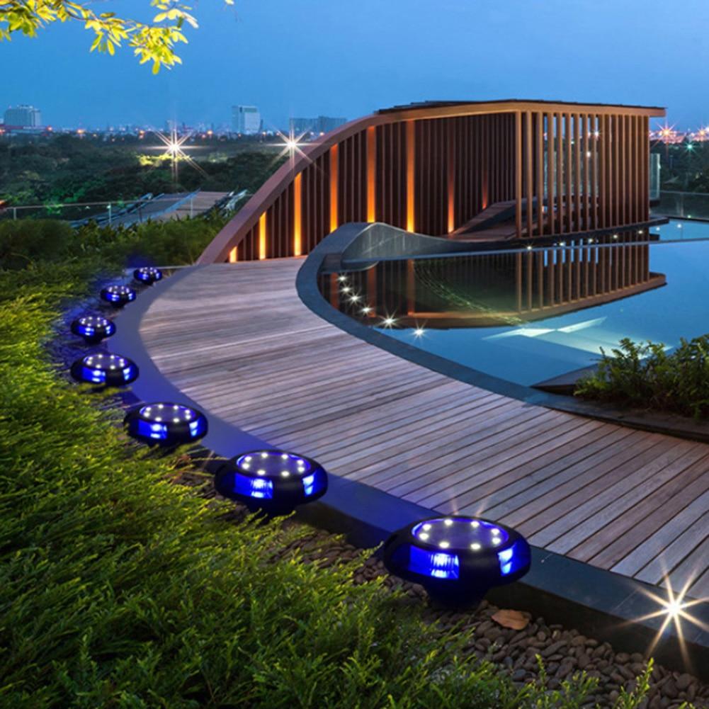 Lot de 4 spots LED à énergie solaire