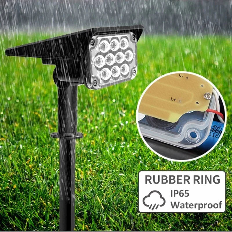 Lampe solaire ultrapuissante waterproof