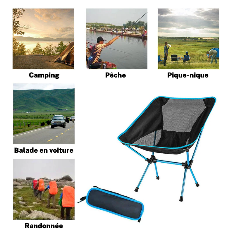 Chaise pliante ultra compacte