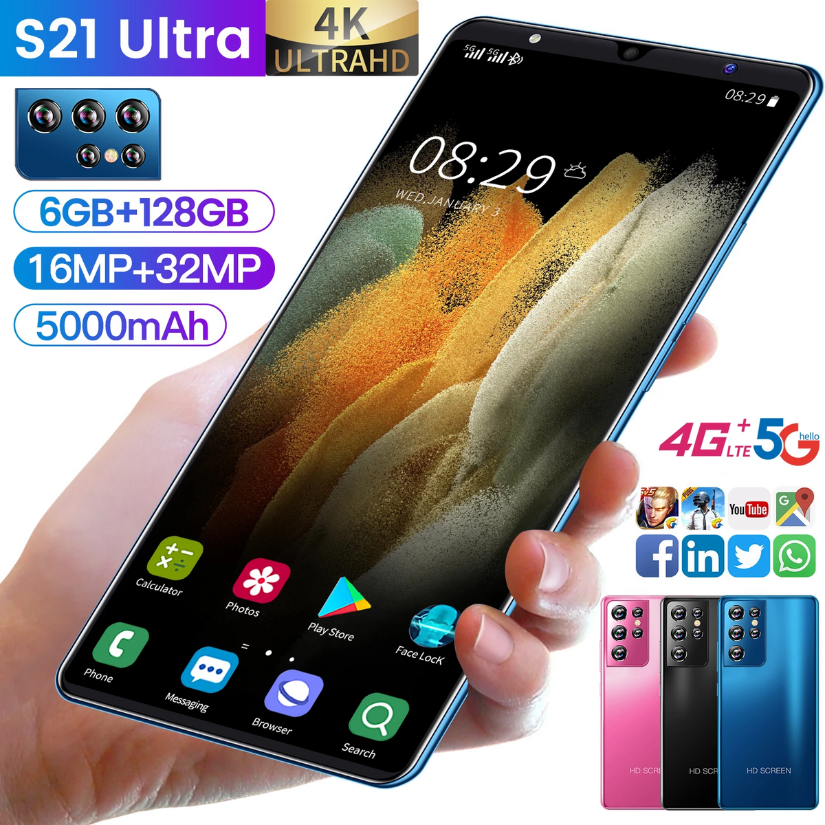 Smartphone S21 Ultra 5G