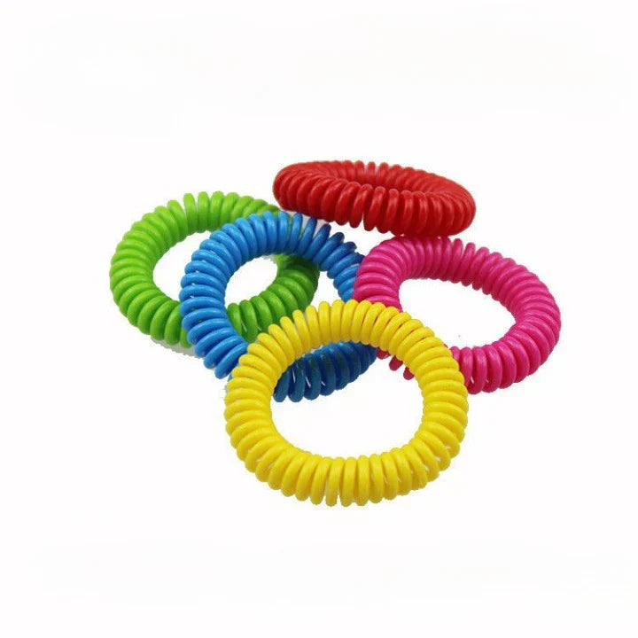 Lot de 10 bracelets anti moustique