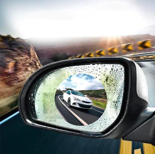Lot de 2 Films Anti-Pluie et Buée pour Voiture