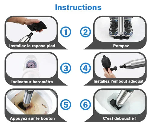 Déboucheur canalisation à piston